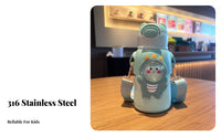 Kids' Insulated Water Bottle Children's Tumbler Double Walled Stainless Steel Tumbler for Students, Young Children, School, Outdoor