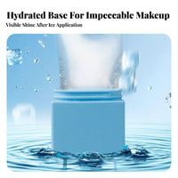 Silicone Cryotherapy Facial Tool Cooling Effect Reusable Face Cryotherapy Facial Tool Leak-Leak-Resistant Design Facial Cooling Tool for Travel