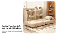 6 Pieces Japanese design Modular pad Sofa Set Foldable transformable Couch Multi-Functional Floor Seating Space Saving for Apartment Dwellers, Students, Young Adults, Bedroom, Lounge Area