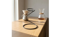 Sturdy Coffee Dripper Stand Compact Dripper Stand with Circular Base Space-Saving Pour-over Coffee Station Long-Lasting for Baristas
