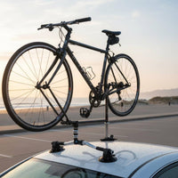 Car Roof Cycle Carrier Vacuum-Mount Suction Cup Bike Rack Portable for Cyclists