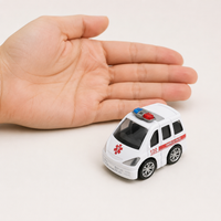 Pullback Car Mini Car Set of 4, Alloy-made, 6.5cm, Toy Car, For Ages 4+, Boys, Birthday Gift