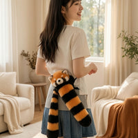 Soft Tiger Tail with Belt Wearable Tiger Tail Waist Accessory Faux for Children