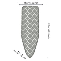 Heat-Resistant Replacement Ironing Board Cover Padded Ironing Board Cover with Drawstring Thickened Household Item Cotton for Laundry Room, Home