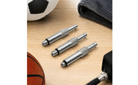 3 Pieces Gearbox Leak Tester Adapters Threaded Leak Test Fittings with Knurled Metal for Mechanics, Technicians, Outboard Engine Diagnostics
