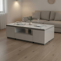 Sintered Stone Convertible Table Space Saving Extendable Coffee Dining Table for Small Apartment Dwellers