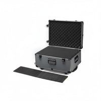 Telescoping Handle Rolling Tool Chest Large Capacity Equipment Case Long-Lasting Transport Container Heavy-Duty for Technicians, Construction Workers, Job Site, Jobsite, Workshop, Mobile