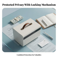 code-security code device security code device Box With Handle Portable Safe Large Capacity for vehicle, travelersers