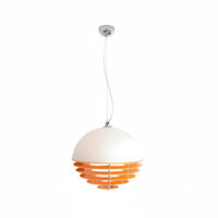 Modernist Pendant Light Adjustable Cord Sunset Hanging Lamp Easy Install Mid Period Pendant Light