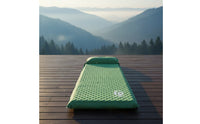 Built-in Headrest Inflatable Camping Sleeping Pad Quilted Camping Sleeping Pad Textured Inflatable Camp Mat 5 Cm Thick