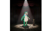 Battery-Powered Inflatable Frog Costume Quick Inflation Frog Cosplay Suit Lightweight for Party