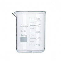 Flat Base Low Form Beaker Transparent Graduated Beaker