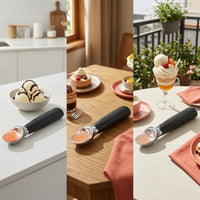 Cordless Heated Ice Cream Scoop Adjustable Heat Levels Electric Ice Cream Scoop Ergonomic Kitchen Tool Long-Lasting for Dessert Counters