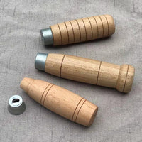 Beech Wood Knife Handle Round Wooden Spatula Accessory Handle