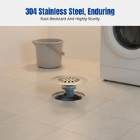 Round Floor Drain, Large Diameter, Bathroom Sewer, Anti-Odor, Universal, Renovation