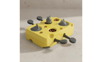 Self-Entertaining Cheese Box Feline Toy Slow Feeder Whack a Rodent Feline Toy Mental Enrichment Pet Supply
