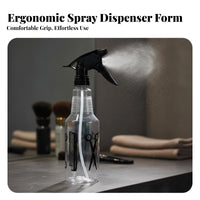 Stylist Water Spray Bottle Multipurpose Stylist Spray Bottle Fine Spray Dispenser Multi-Use Plastic Hair Mister Easy