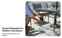 Stabilizing Threaded Umbrella Insert Streamlined Patio Umbrella Hole Cover