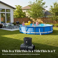 Pool Leg Support Joint Easy Installation Leg and Support Joint Elevated Ground Pool T-Connector No-Tools-Required Fit Frame