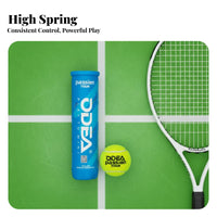 4 Balls Long-Lasting Pressure Tennis Balls Long-Lasting Tennis Ball Professional Grade for Athletes, Beginners, Training, Outdoor Courts