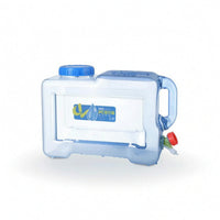 Food-Grade Water Container with Extension Pipe Translucent Water Container with Tube Portable Leak-Proof for Travelers