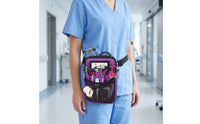 Adjustable Nurse Pouch with Mesh Pocket Handsunrestricted Nurse Waist Pack Zippered Waist Bag Medical for Caregivers
