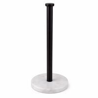Dining Table and Kitchen Island Paper Roll Holder for Home Cooks, Stainless Steel Towel Countertop with Stable Base