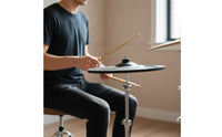 12 Inch Electronic Cymbal Choke Function Electric Drum Cymbal Pad Crash Ride High-hatHat Versatility Percussion Accessory for Studio Audio Production