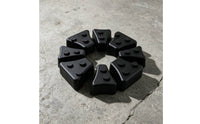 4 Pieces Vibration Damping Rear Wheel Damper Block Shock Absorbing Cush Drive Rubber Blocks
