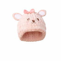 Kids Hair Drying Cap, Cartoon Animal, Super Absorbent, Quick Dry, Soft Microfiber, Parent-Child, Adult