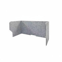 Sound Absorbing Desktop Privacy Board Sneeze Guard Office Desk Privacy Panel No Installation Required Acoustic Desk Screen Easy Setup for Students, Telecommuting Workers, Classrooms, Accessible-Plan Offices, Libraries