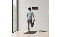 Large Display LED Gym Timer Adjustable Brightness Workout Timer Customizable Interval Clock with Wall Mount Bright for Athletes, Fitness Studio