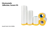 Pre-Taped Cover Ing Film Strong Adhesion Car Paint Protection Film Tape and Drape Roll Particles Proof Painters Plastic With