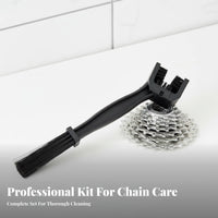 4 Pieces Bike Chain Cleaner Tool Set Multi-Purpose Brushes