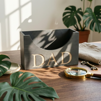 DAD Hat Box Decorative Wooden Baseball Cap Holder Long-Lasting for Dads