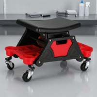 Rolling Repair Stool Brake Casters Service Stool Molded for Auto Repair