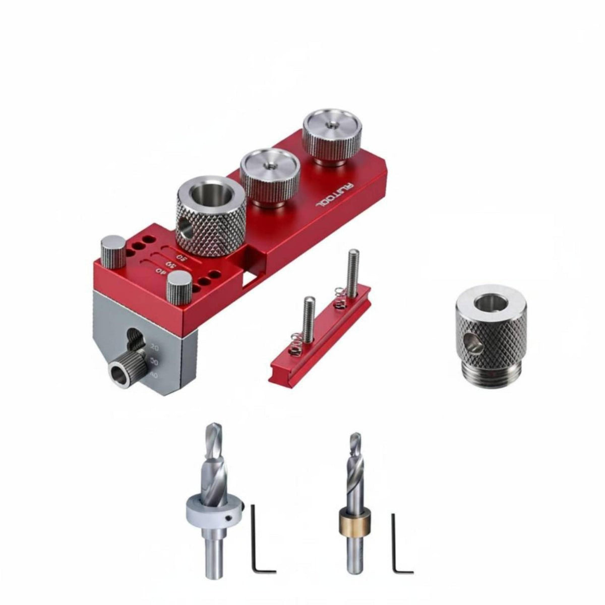 Aluminum Extrusion Drill Guide Diy Friendly Aluminum Profile Jig Easy Alignment Manual Tapping Guide for Metalworkers, Garage, Workshop