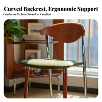 Wabi-Sabi Aesthetic Csupport Wooden Chair Nordic design Armless Side Chair Vintage Look Dining Seating Designer Inspired for Design aficionados, Restaurant Owners, Interior Designers, Kitchen, Living Room, Office, Bedroom