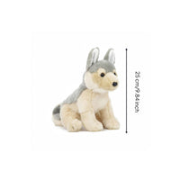 Husky Stuffed Animal Soft Husky Stuffed Toy Dog Plushie Fuzzy Stuffed Dog Cuddly for Children, Bed, Nursery