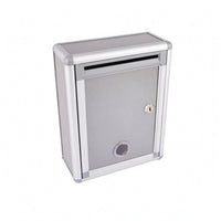 Wall-Mounted Idea Deposit Box Aluminum Alloy Lockable Idea Deposit Box Rounded Corners