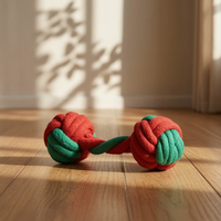 Colorful Cotton Rope Dog Chew Toy Set for Interactive Tug, Teething and Boredom Relief