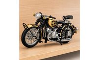 Alloy Motorcycle Model Interactive Retro Motorcycle Model Mini for Adults, Office