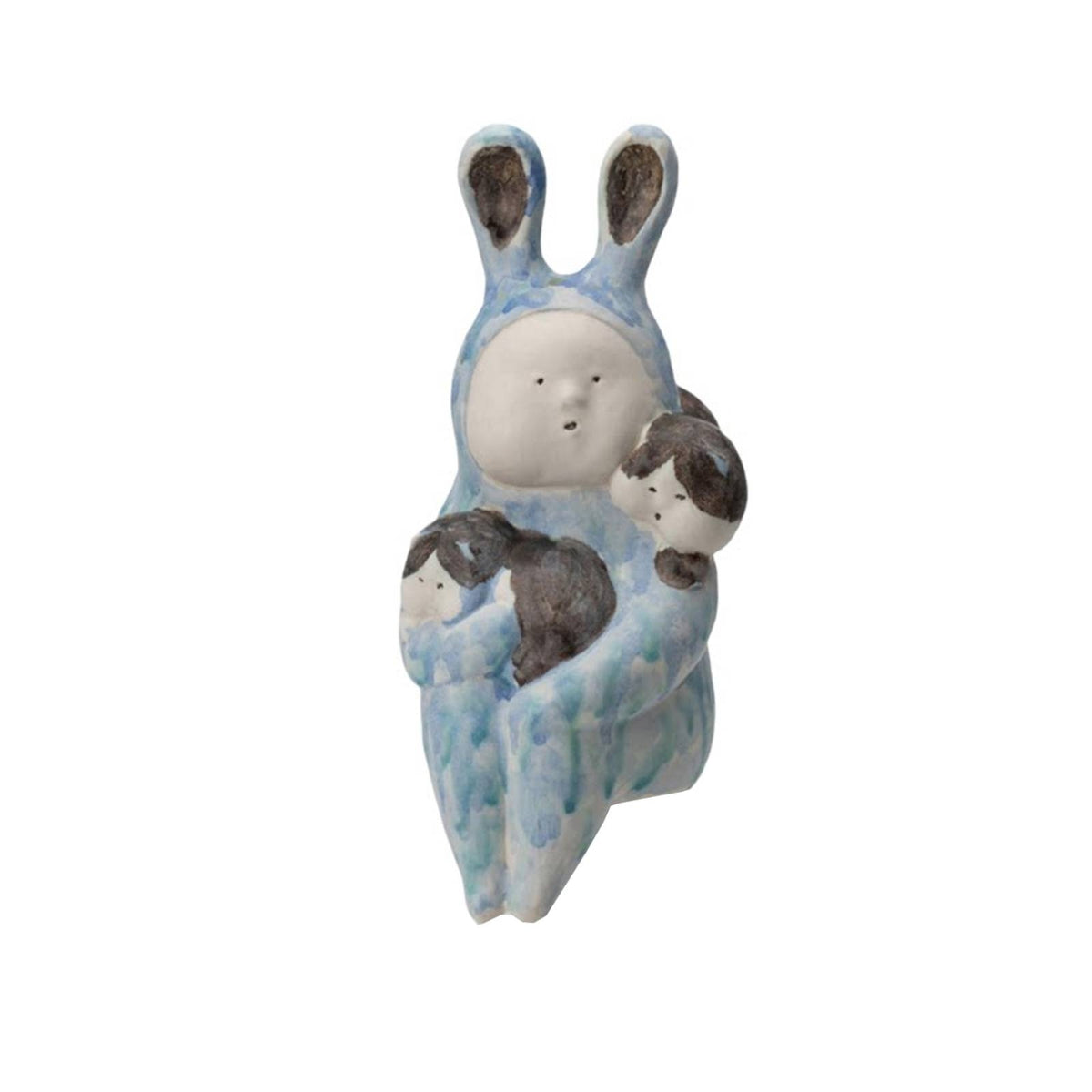 Ceramic Figurine Artisanal Dinosaur Figurine Playful Dinosaur Sculpture for Tabletop