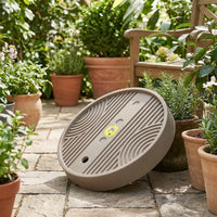Plant Trolley with Drainage Tray and Plant Pot Saucer, Heavy Duty Plant Pot Base on 4 Swivel Wheels, Large Indoor Floor Standing Mover