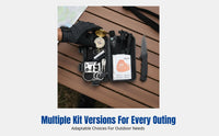 Outdoor Multi-Functional Emergency Kit, Survival Tool Set, Portable Storage Box, Random Design