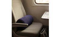 Flocked Inflatable Pillow Valve Inflatable Back Support Pillow Portable Travel Back Cushion Ergonomic Shape