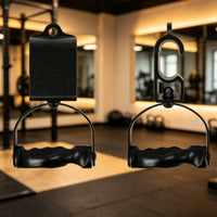 Cable Handle with Ergonomic Grip Heavy-Duty Cable Machine Handles Comfortable Pulley Machine Handle for Strength Training, Home Gym