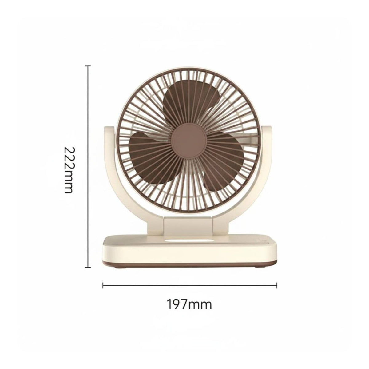 Integrated Night Light Fan with Phone Holder Compact Design USB Desk Fan Adjustable Speed for Students, Office Workers, Desktop, Dormitory