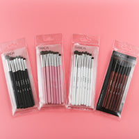 7-Piece Portable Horse Hair Eye Makeup Brush Set