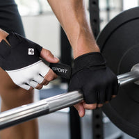 Unisex Half Finger Cycling & Workout Gloves - Shock Absorbing, Non-Slip, Breathable
